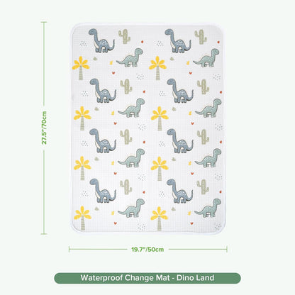 Waterproof Changing Pad Liners (1pc, 19.7" x 27.5" Vintage Garden)