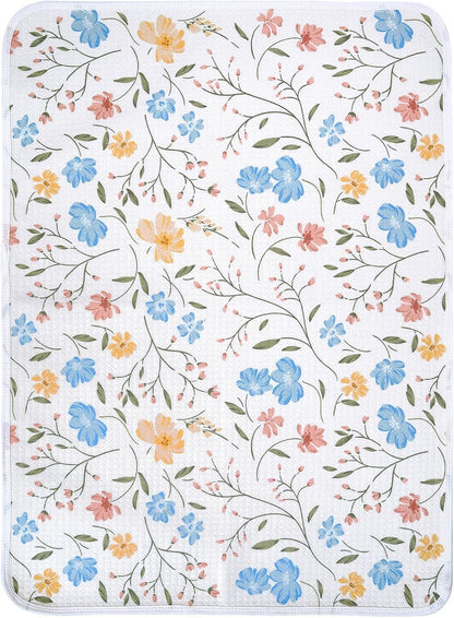Waterproof Changing Pad Liners (1pc, 19.7" x 27.5" Vintage Garden)