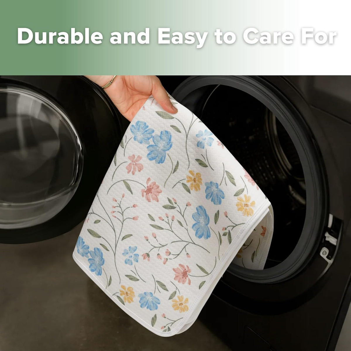 Waterproof Changing Pad Liners (1pc, 19.7" x 27.5" Vintage Garden)