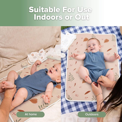Waterproof Changing Pad Liners (1pc, 19.7" x 27.5" Vintage Garden)