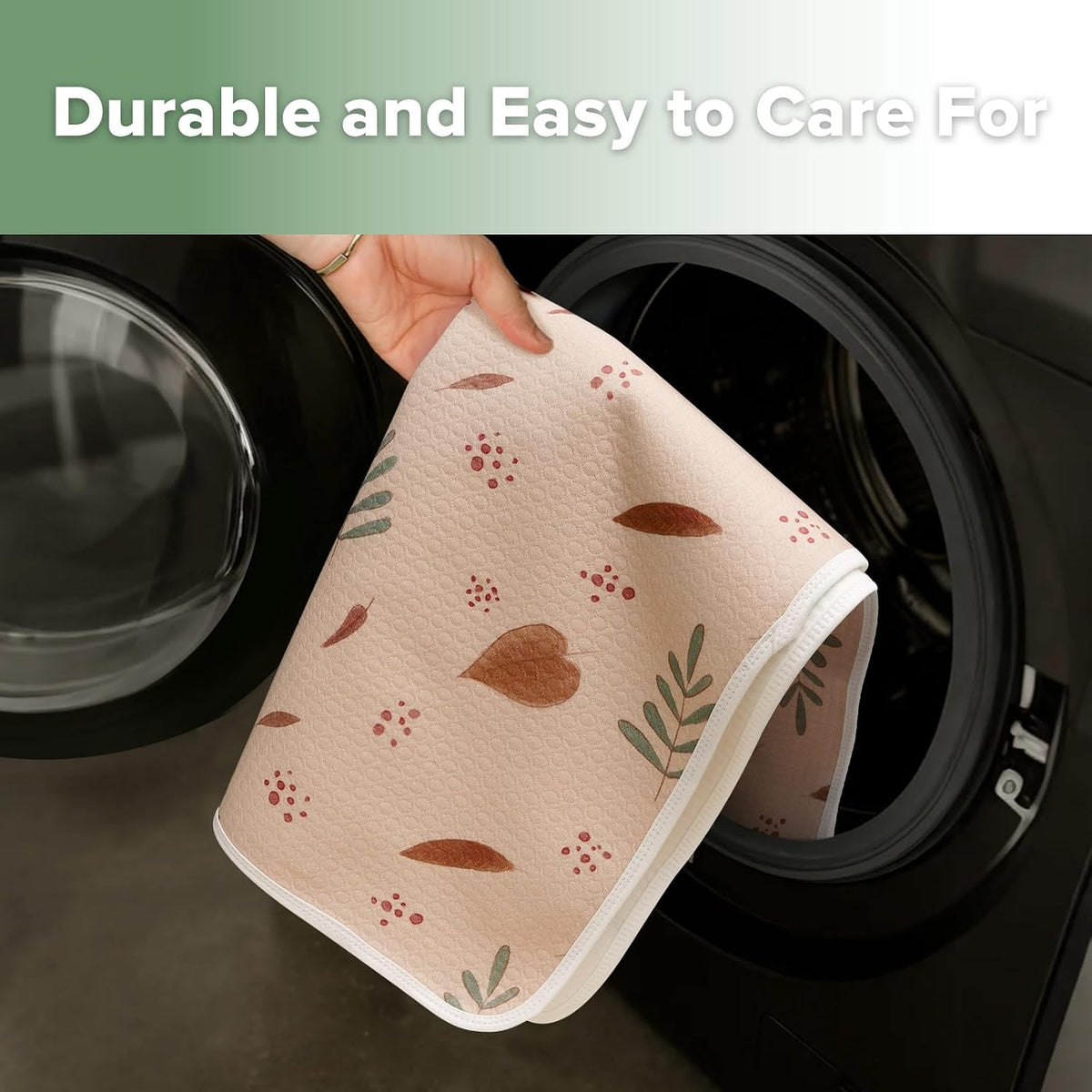 Waterproof Changing Pad Liners (1pc, 19.7" x 27.5" Vintage Garden)