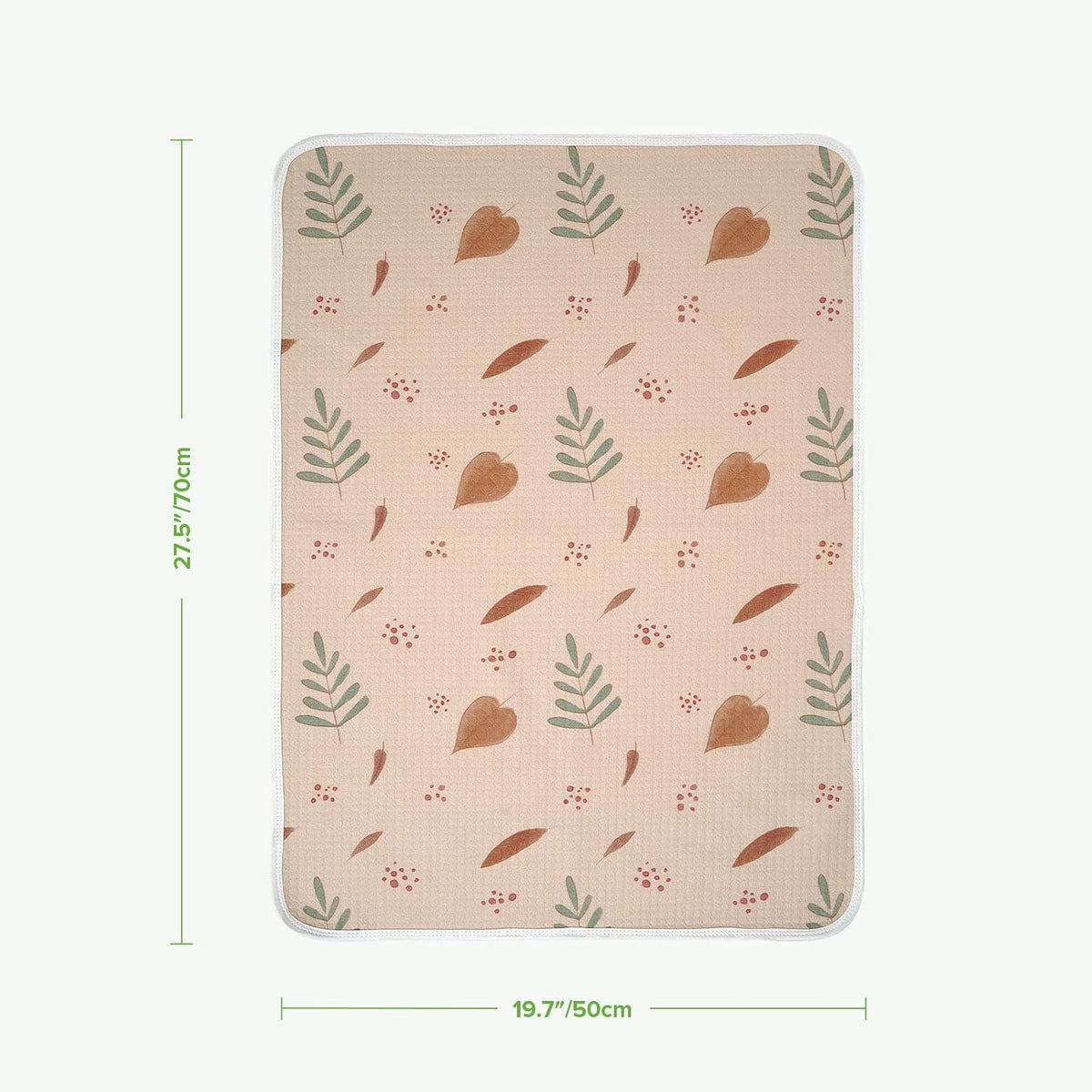 Waterproof Changing Pad Liners (1pc, 19.7" x 27.5" Vintage Garden)