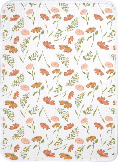 Waterproof Changing Pad Liners (1pc, 19.7" x 27.5" Vintage Garden)