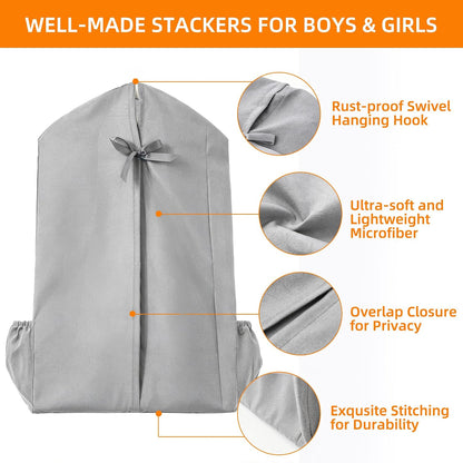 Hanging Diaper Stacker Organizer for Crib, Roomy Storage Caddy, 1PK