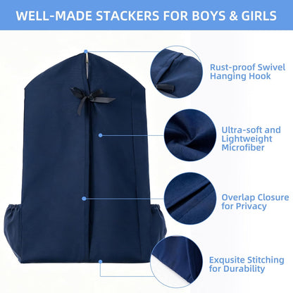 Hanging Diaper Stacker Organizer for Crib, Roomy Storage Caddy, 1PK
