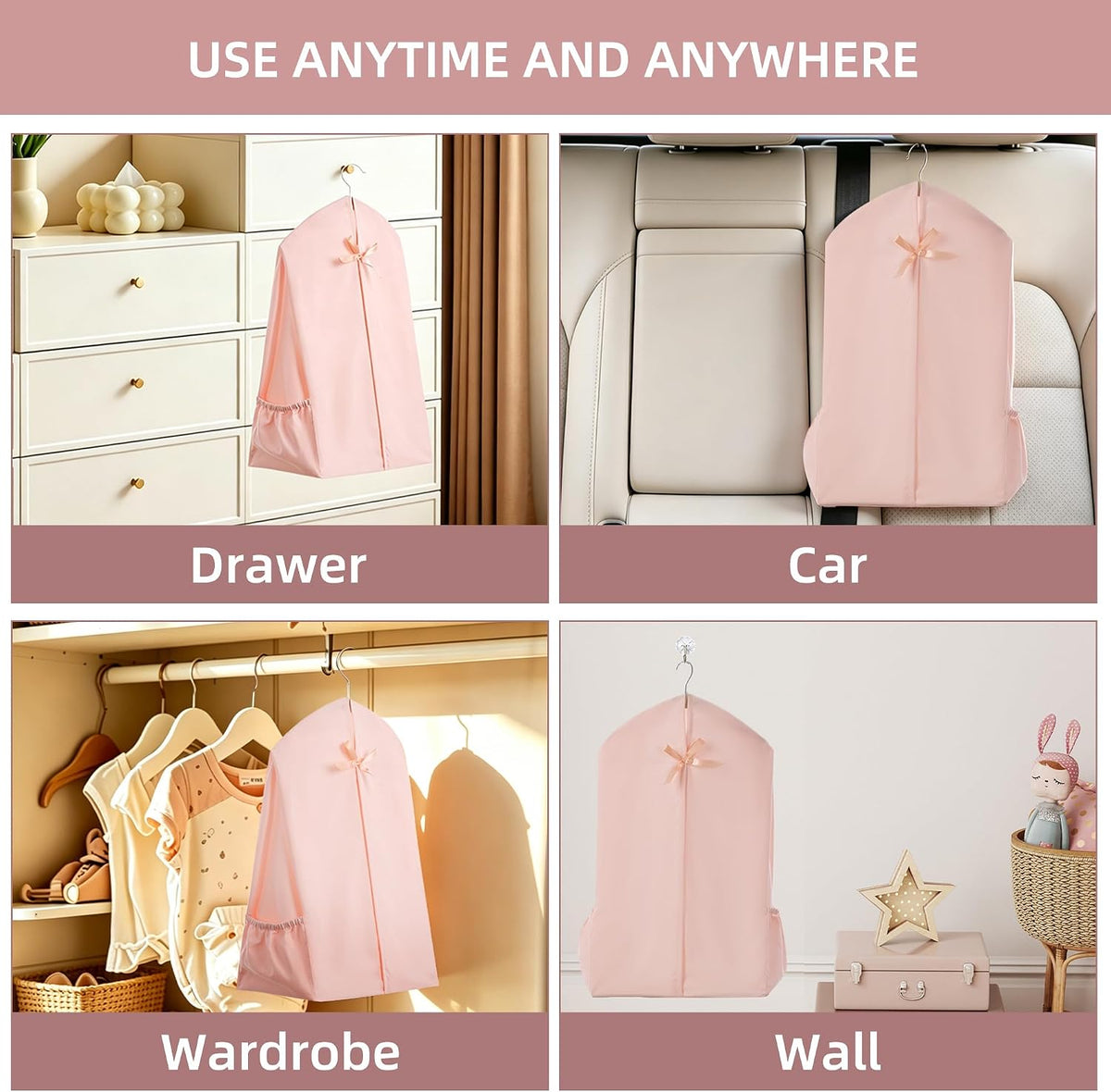 Hanging Diaper Stacker Organizer for Crib, Roomy Storage Caddy, 1PK