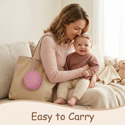 3 Pack Pacifier Holder Case,Silicone Portable Pacifier Cover Pouch Bag for Diaper Bags Baby Carriage,Pacifier Storage Container Box,Easy to Clean,(Blush+Black+Grey)