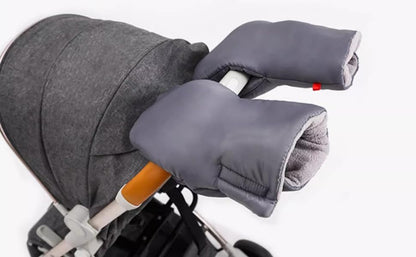 Winter Anti-Freeze Stroller Mittens, Waterproof Warm Extra Thick HandMuff for Stroller Accessories, Black Waterproof Women Men Winter Stroller Gloves Hand Muff Warmers Extra Thick Anti-Freeze