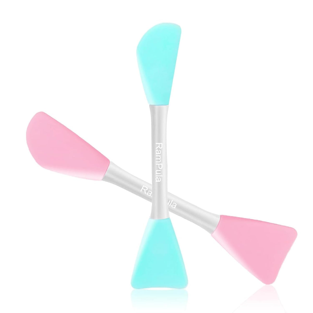 Mask Applicator Silicone Face Brush Face Mud Cream,Clay Mask,DIY,Modeling Mask Brushes DIY Mud Mixing Spatula Double-end Handheld Scoop Skin Care Make up Foundation Gel Cosmetic Tool