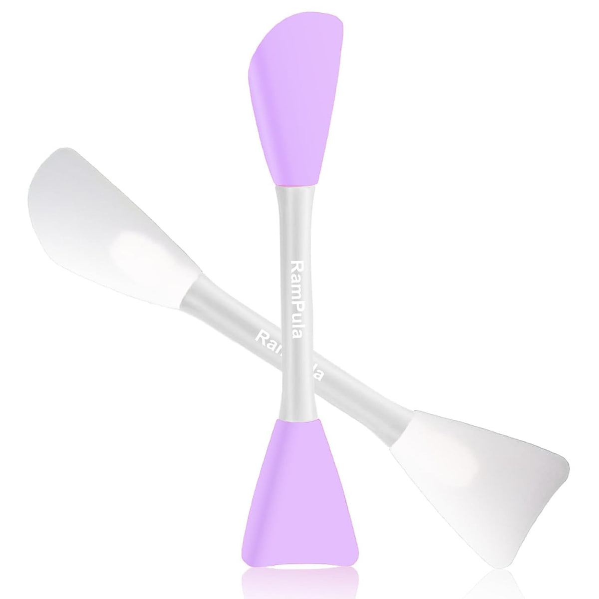 Mask Applicator Silicone Face Brush Face Mud Cream,Clay Mask,DIY,Modeling Mask Brushes DIY Mud Mixing Spatula Double-end Handheld Scoop Skin Care Make up Foundation Gel Cosmetic Tool