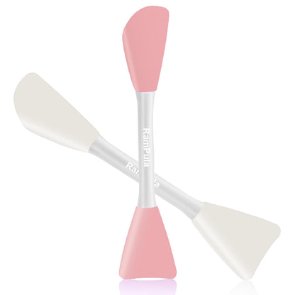 Mask Applicator Silicone Face Brush Face Mud Cream,Clay Mask,DIY,Modeling Mask Brushes DIY Mud Mixing Spatula Double-end Handheld Scoop Skin Care Make up Foundation Gel Cosmetic Tool