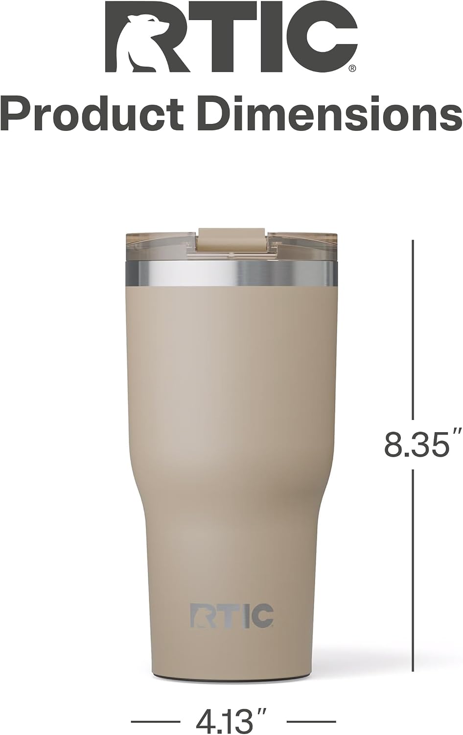 20oz Essential Tumbler with Lid, Ceramic Lined, White | Insulated, Stainless Steel Metal, Portable Travel Cup for Hot and Cold Drinks, Coffee, Car, Camping and Travel