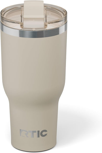 20oz Essential Tumbler with Lid, Ceramic Lined, White | Insulated, Stainless Steel Metal, Portable Travel Cup for Hot and Cold Drinks, Coffee, Car, Camping and Travel