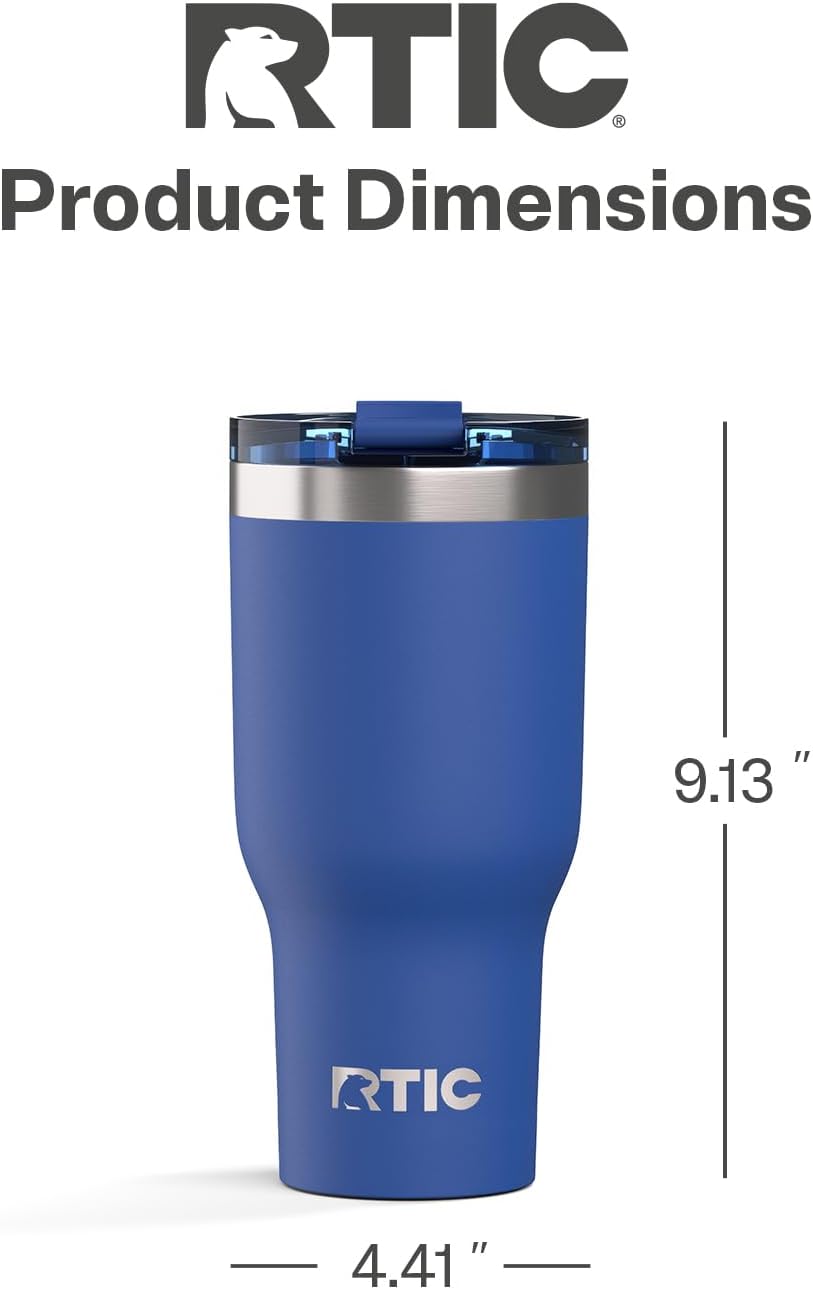 20oz Essential Tumbler with Lid, Ceramic Lined, White | Insulated, Stainless Steel Metal, Portable Travel Cup for Hot and Cold Drinks, Coffee, Car, Camping and Travel