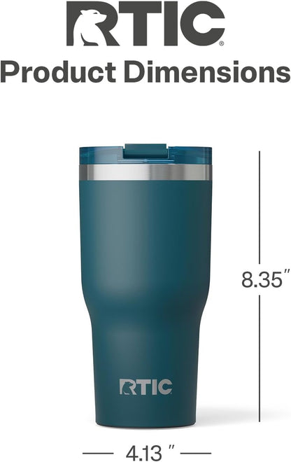 20oz Essential Tumbler with Lid, Ceramic Lined, White | Insulated, Stainless Steel Metal, Portable Travel Cup for Hot and Cold Drinks, Coffee, Car, Camping and Travel