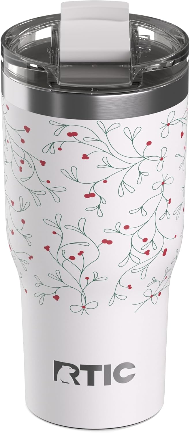 20oz Essential Tumbler with Lid, Ceramic Lined, White | Insulated, Stainless Steel Metal, Portable Travel Cup for Hot and Cold Drinks, Coffee, Car, Camping and Travel