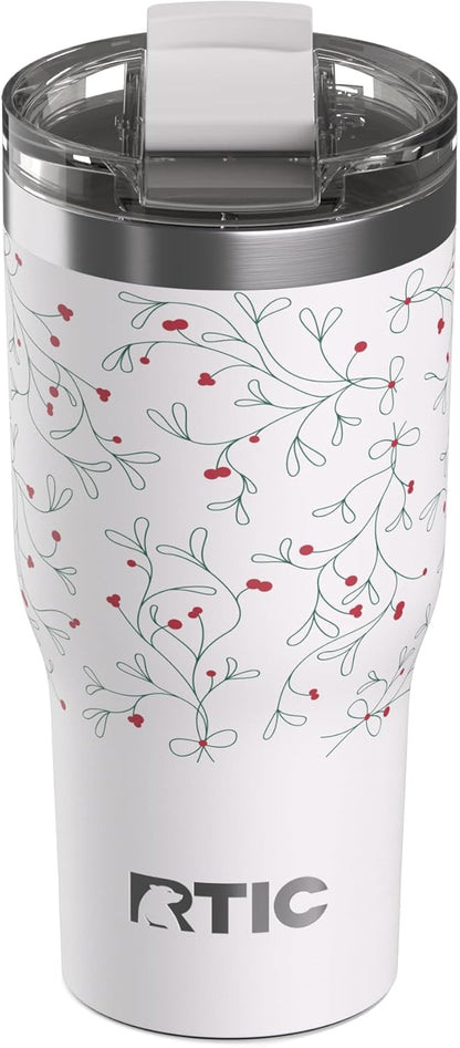 20oz Essential Tumbler with Lid, Ceramic Lined, White | Insulated, Stainless Steel Metal, Portable Travel Cup for Hot and Cold Drinks, Coffee, Car, Camping and Travel