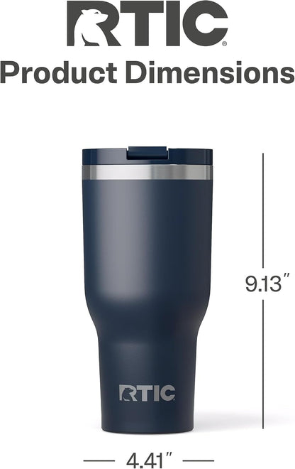 20oz Essential Tumbler with Lid, Ceramic Lined, White | Insulated, Stainless Steel Metal, Portable Travel Cup for Hot and Cold Drinks, Coffee, Car, Camping and Travel