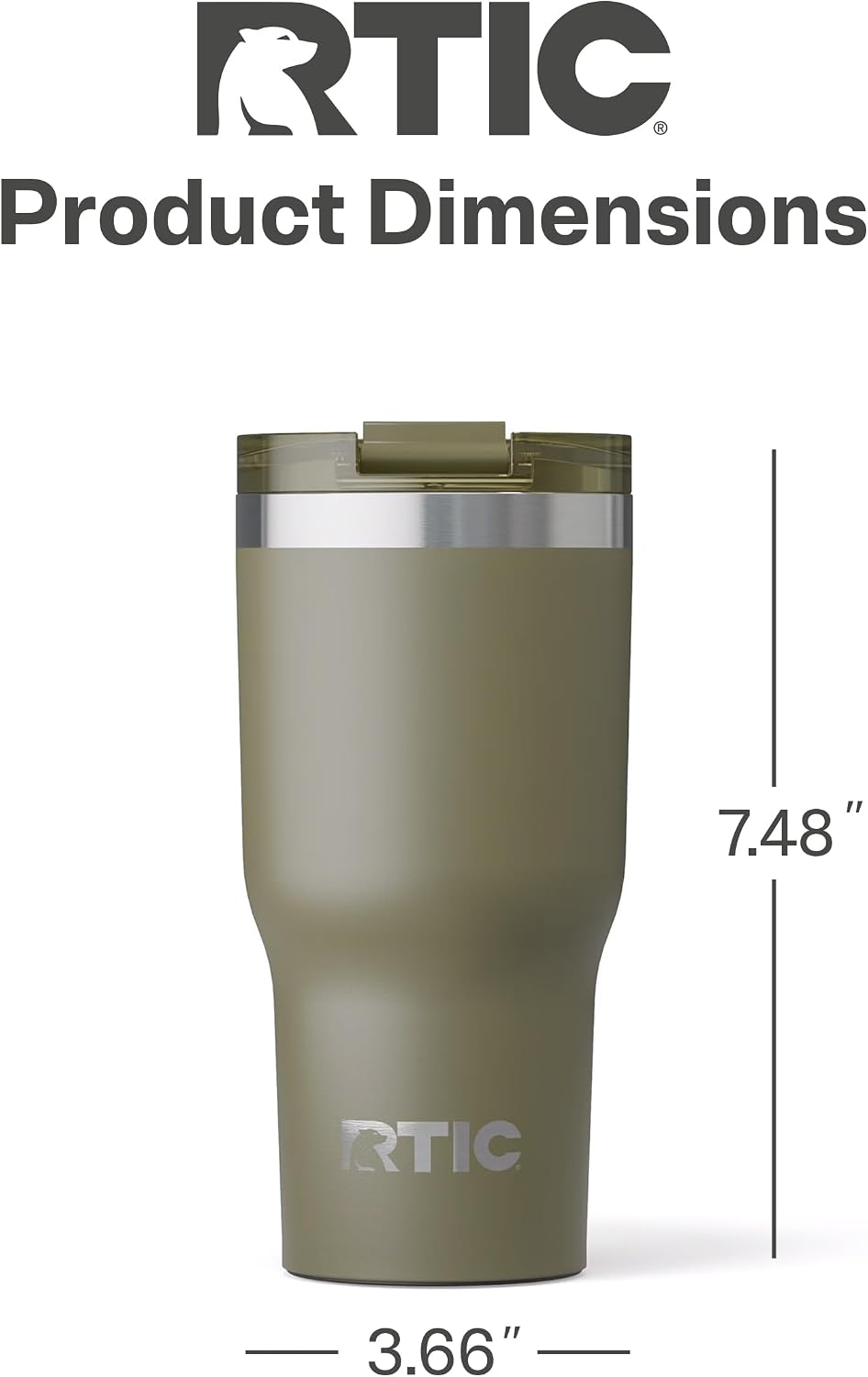 20oz Essential Tumbler with Lid, Ceramic Lined, White | Insulated, Stainless Steel Metal, Portable Travel Cup for Hot and Cold Drinks, Coffee, Car, Camping and Travel