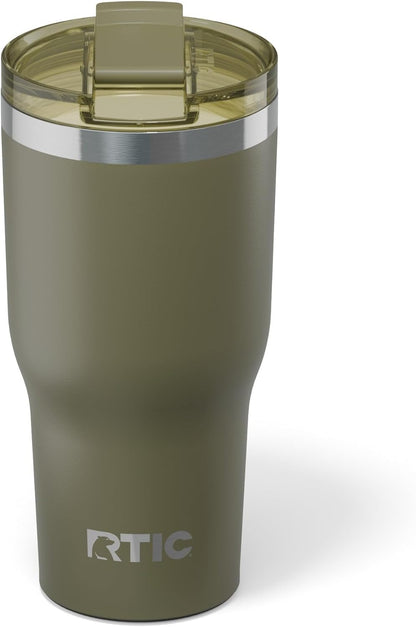 20oz Essential Tumbler with Lid, Ceramic Lined, White | Insulated, Stainless Steel Metal, Portable Travel Cup for Hot and Cold Drinks, Coffee, Car, Camping and Travel