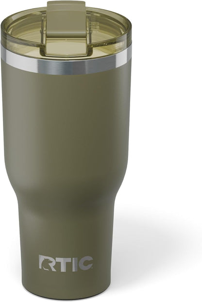 20oz Essential Tumbler with Lid, Ceramic Lined, White | Insulated, Stainless Steel Metal, Portable Travel Cup for Hot and Cold Drinks, Coffee, Car, Camping and Travel
