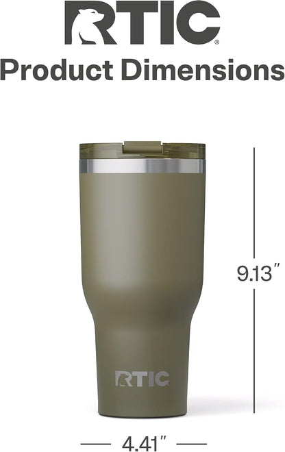 20oz Essential Tumbler with Lid, Ceramic Lined, White | Insulated, Stainless Steel Metal, Portable Travel Cup for Hot and Cold Drinks, Coffee, Car, Camping and Travel