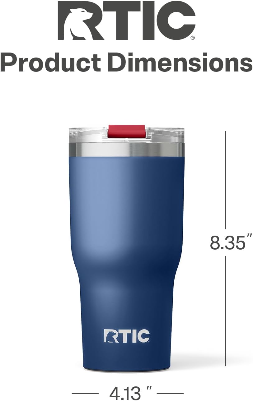 20oz Essential Tumbler with Lid, Ceramic Lined, White | Insulated, Stainless Steel Metal, Portable Travel Cup for Hot and Cold Drinks, Coffee, Car, Camping and Travel