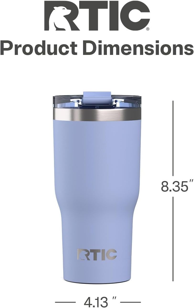 20oz Essential Tumbler with Lid, Ceramic Lined, White | Insulated, Stainless Steel Metal, Portable Travel Cup for Hot and Cold Drinks, Coffee, Car, Camping and Travel