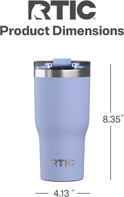 20oz Essential Tumbler with Lid, Ceramic Lined, White | Insulated, Stainless Steel Metal, Portable Travel Cup for Hot and Cold Drinks, Coffee, Car, Camping and Travel