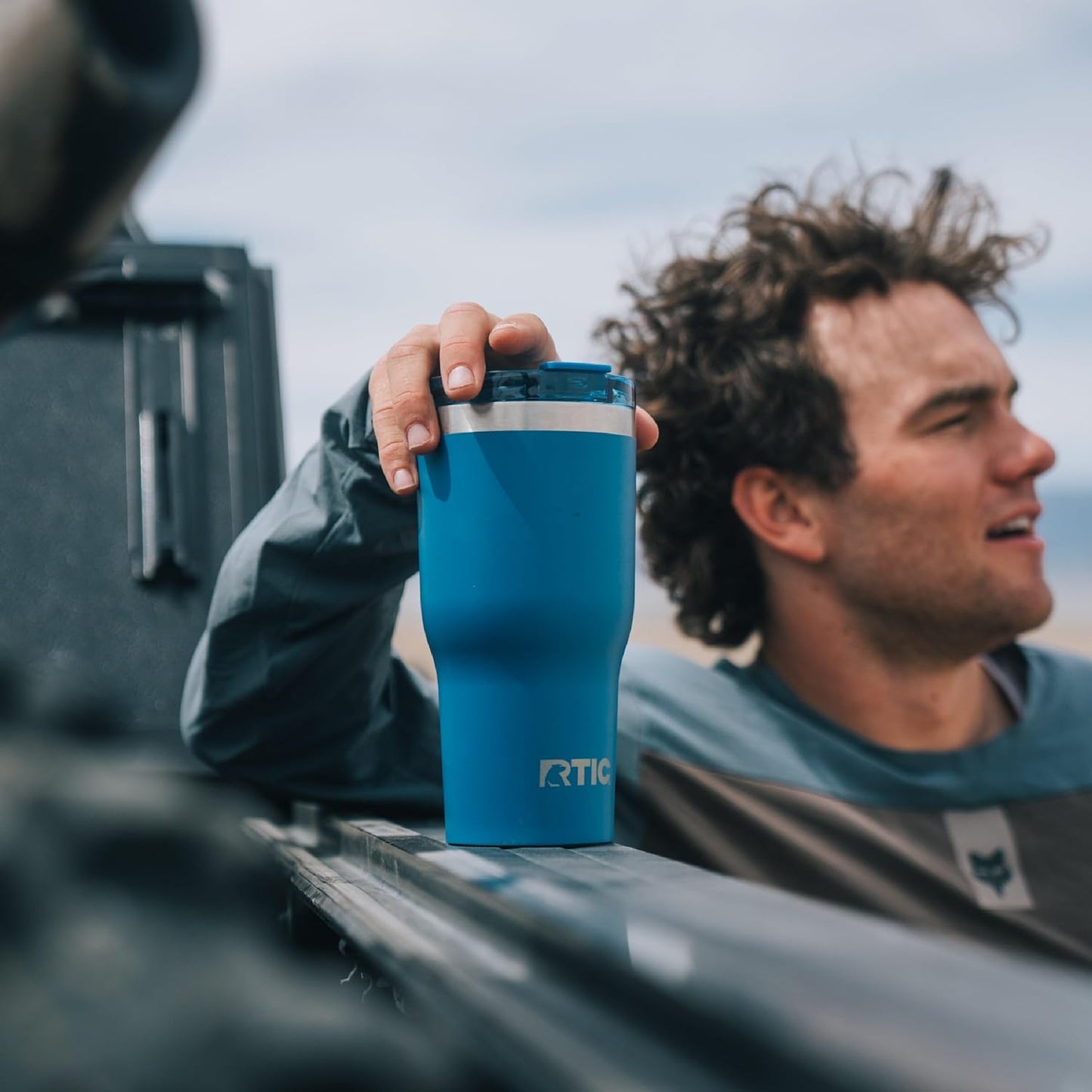 20oz Essential Tumbler with Lid, Ceramic Lined, White | Insulated, Stainless Steel Metal, Portable Travel Cup for Hot and Cold Drinks, Coffee, Car, Camping and Travel