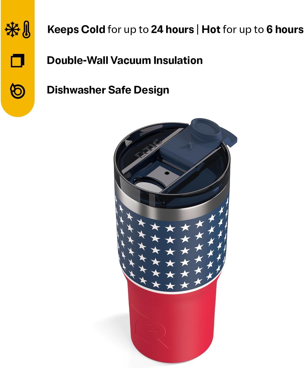 20oz Essential Tumbler with Lid, Ceramic Lined, White | Insulated, Stainless Steel Metal, Portable Travel Cup for Hot and Cold Drinks, Coffee, Car, Camping and Travel