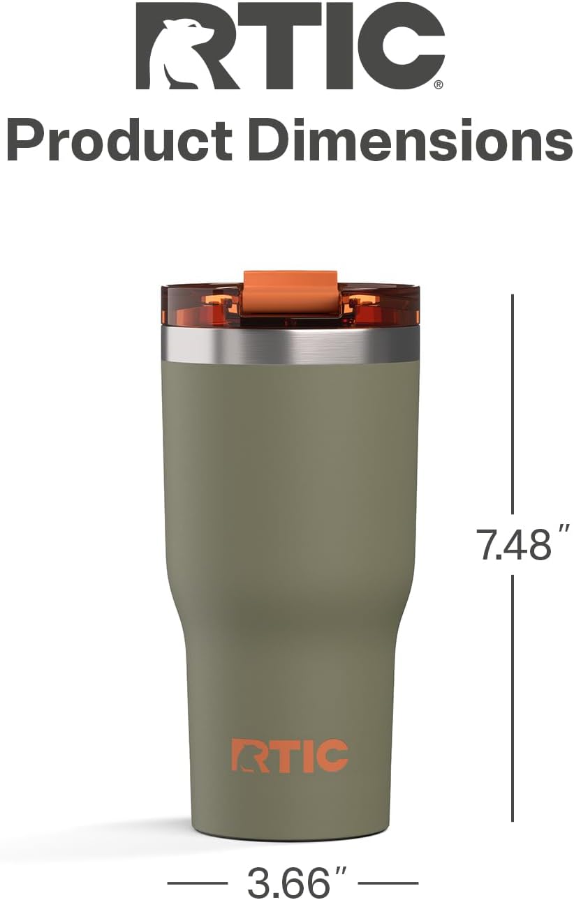 20oz Essential Tumbler with Lid, Ceramic Lined, White | Insulated, Stainless Steel Metal, Portable Travel Cup for Hot and Cold Drinks, Coffee, Car, Camping and Travel