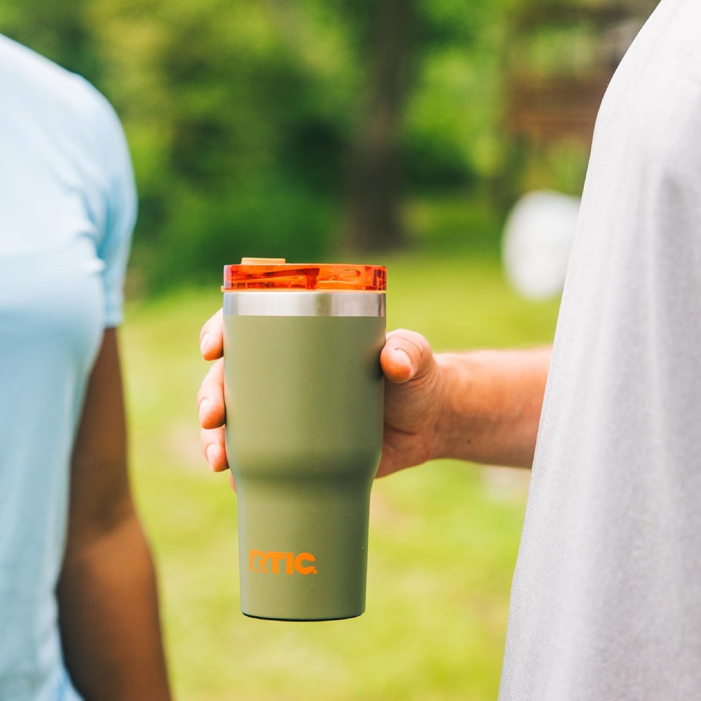 20oz Essential Tumbler with Lid, Ceramic Lined, White | Insulated, Stainless Steel Metal, Portable Travel Cup for Hot and Cold Drinks, Coffee, Car, Camping and Travel