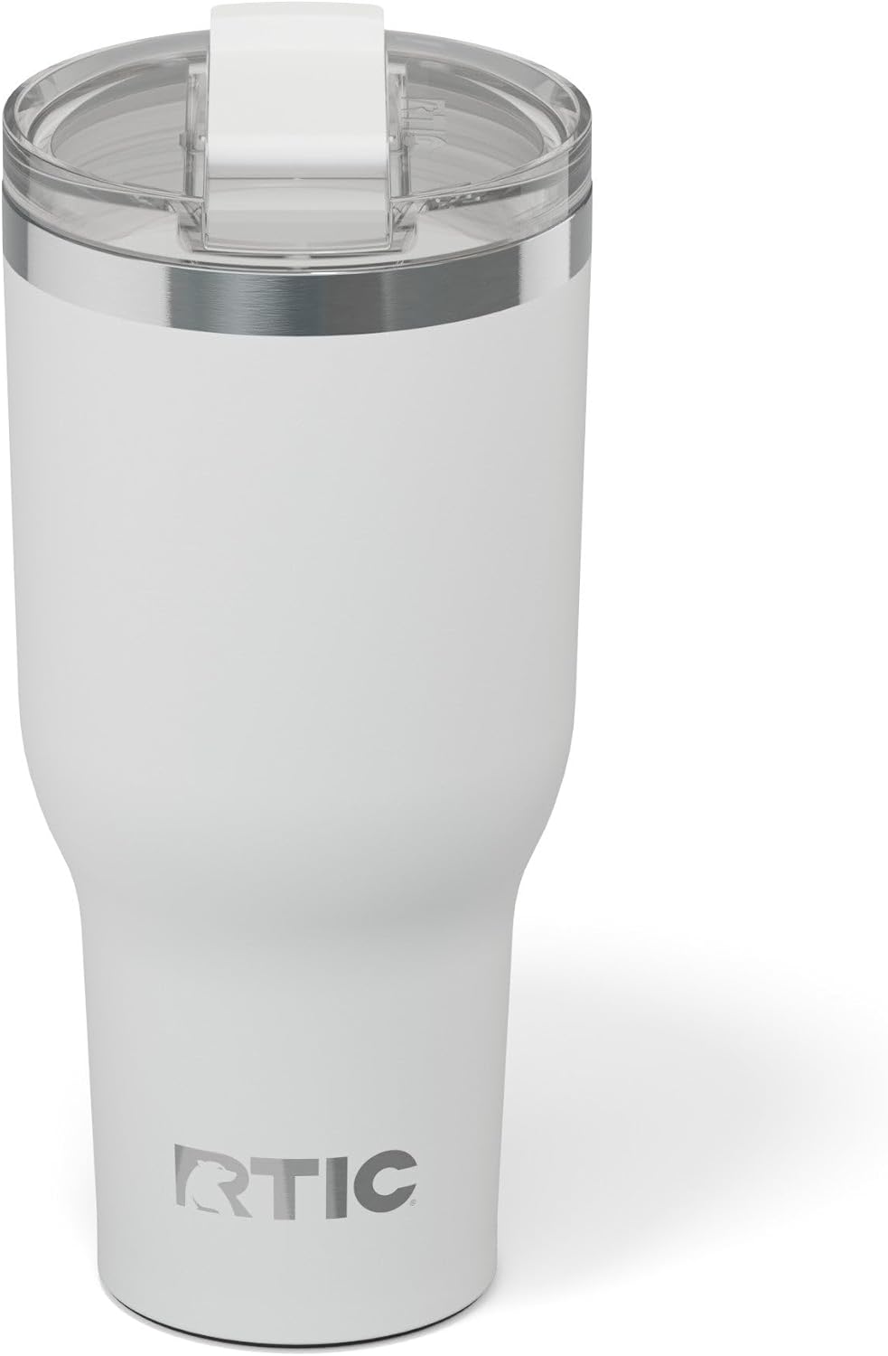 20oz Essential Tumbler with Lid, Ceramic Lined, White | Insulated, Stainless Steel Metal, Portable Travel Cup for Hot and Cold Drinks, Coffee, Car, Camping and Travel