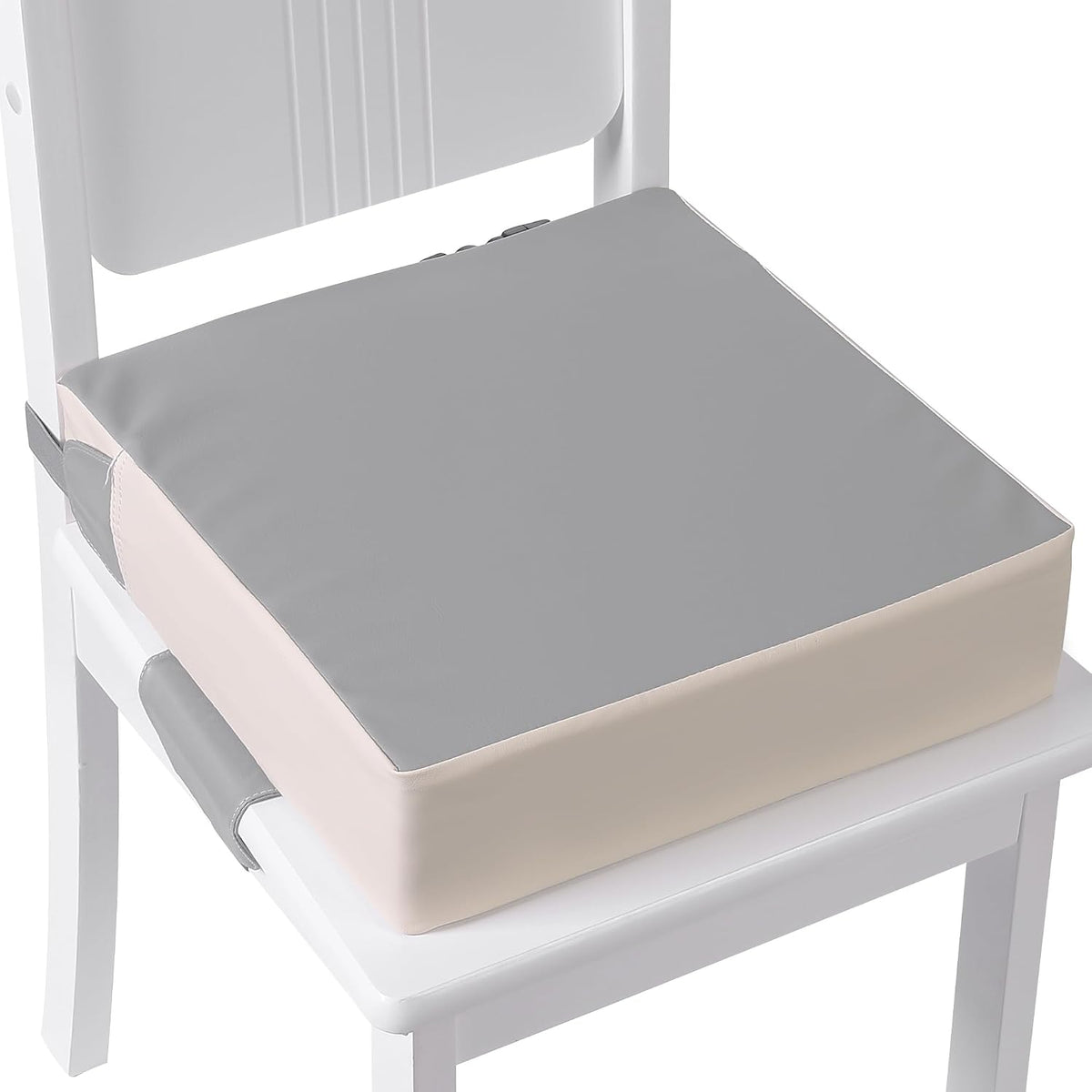Booster Seat for Kitchen Chair, Toddler Booster Seats for Dining Table with Adjustable Straps Portable for Travel Camping Eating, Booster Cushion for Table for Baby Child Infant Kid Boy Girl