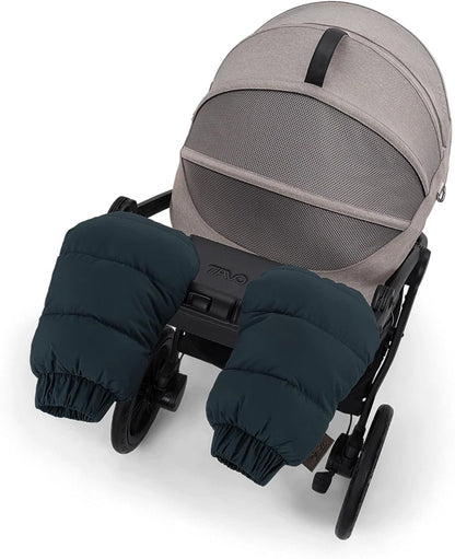 TAVO Pets Winter Gloves for Roscoe Series Pet Strollers, Onyx