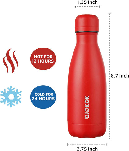 25 oz Insulated Stainless Steel Water Bottle, Metal Sports Flask | Double Wall Vacuum, Leak Proof, Keeps Hot/Cold, BPA Free, Dishwasher Safe, Cupholder Friendly, Travel, Lake Blue - Colors B