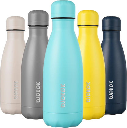 25 oz Insulated Stainless Steel Water Bottle, Metal Sports Flask | Double Wall Vacuum, Leak Proof, Keeps Hot/Cold, BPA Free, Dishwasher Safe, Cupholder Friendly, Travel, Lake Blue - Colors B