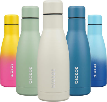 25 oz Insulated Stainless Steel Water Bottle, Metal Sports Flask | Double Wall Vacuum, Leak Proof, Keeps Hot/Cold, BPA Free, Dishwasher Safe, Cupholder Friendly, Travel, Lake Blue - Colors B