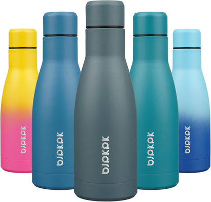 25 oz Insulated Stainless Steel Water Bottle, Metal Sports Flask | Double Wall Vacuum, Leak Proof, Keeps Hot/Cold, BPA Free, Dishwasher Safe, Cupholder Friendly, Travel, Lake Blue - Colors B
