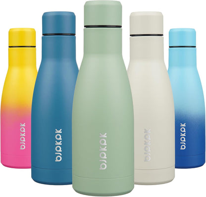 25 oz Insulated Stainless Steel Water Bottle, Metal Sports Flask | Double Wall Vacuum, Leak Proof, Keeps Hot/Cold, BPA Free, Dishwasher Safe, Cupholder Friendly, Travel, Lake Blue - Colors B