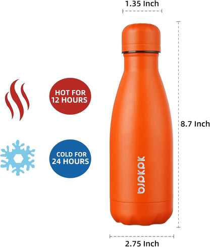 25 oz Insulated Stainless Steel Water Bottle, Metal Sports Flask | Double Wall Vacuum, Leak Proof, Keeps Hot/Cold, BPA Free, Dishwasher Safe, Cupholder Friendly, Travel, Lake Blue - Colors B