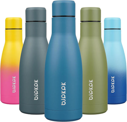 25 oz Insulated Stainless Steel Water Bottle, Metal Sports Flask | Double Wall Vacuum, Leak Proof, Keeps Hot/Cold, BPA Free, Dishwasher Safe, Cupholder Friendly, Travel, Lake Blue - Colors B