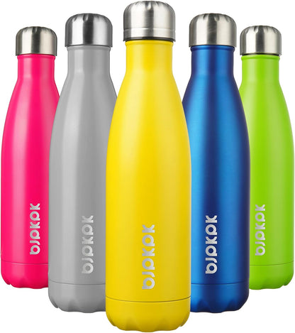 25 oz Insulated Stainless Steel Water Bottle, Metal Sports Flask | Double Wall Vacuum, Leak Proof, Keeps Hot/Cold, BPA Free, Dishwasher Safe, Cupholder Friendly, Travel, Lake Blue - Colors B