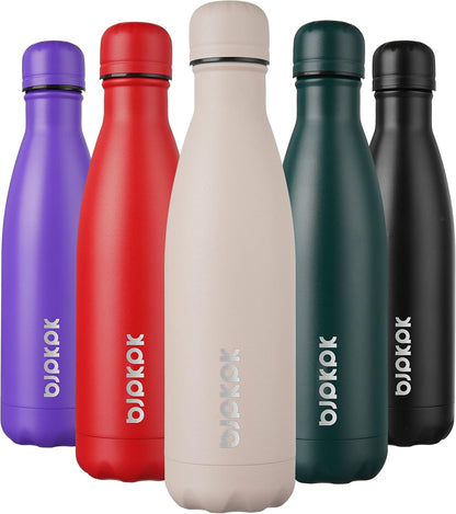 25 oz Insulated Stainless Steel Water Bottle, Metal Sports Flask | Double Wall Vacuum, Leak Proof, Keeps Hot/Cold, BPA Free, Dishwasher Safe, Cupholder Friendly, Travel, Lake Blue - Colors B