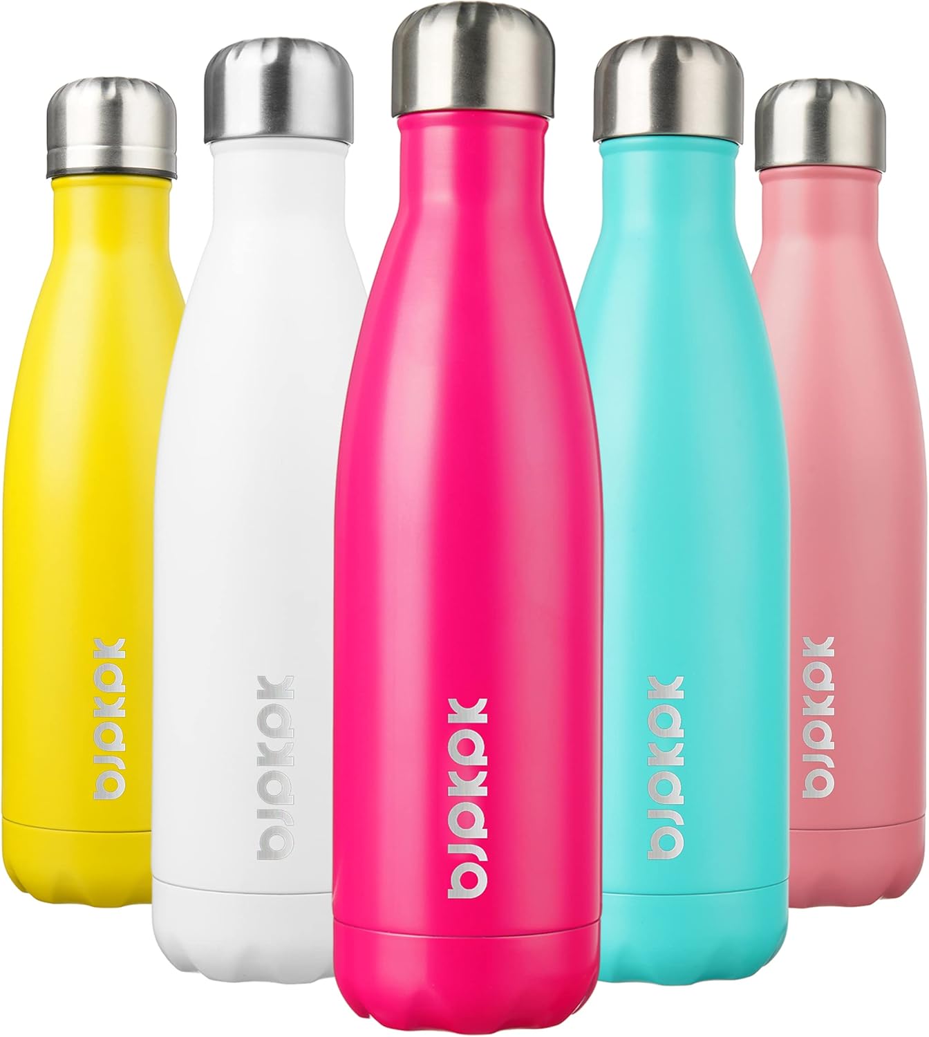 25 oz Insulated Stainless Steel Water Bottle, Metal Sports Flask | Double Wall Vacuum, Leak Proof, Keeps Hot/Cold, BPA Free, Dishwasher Safe, Cupholder Friendly, Travel, Lake Blue - Colors B