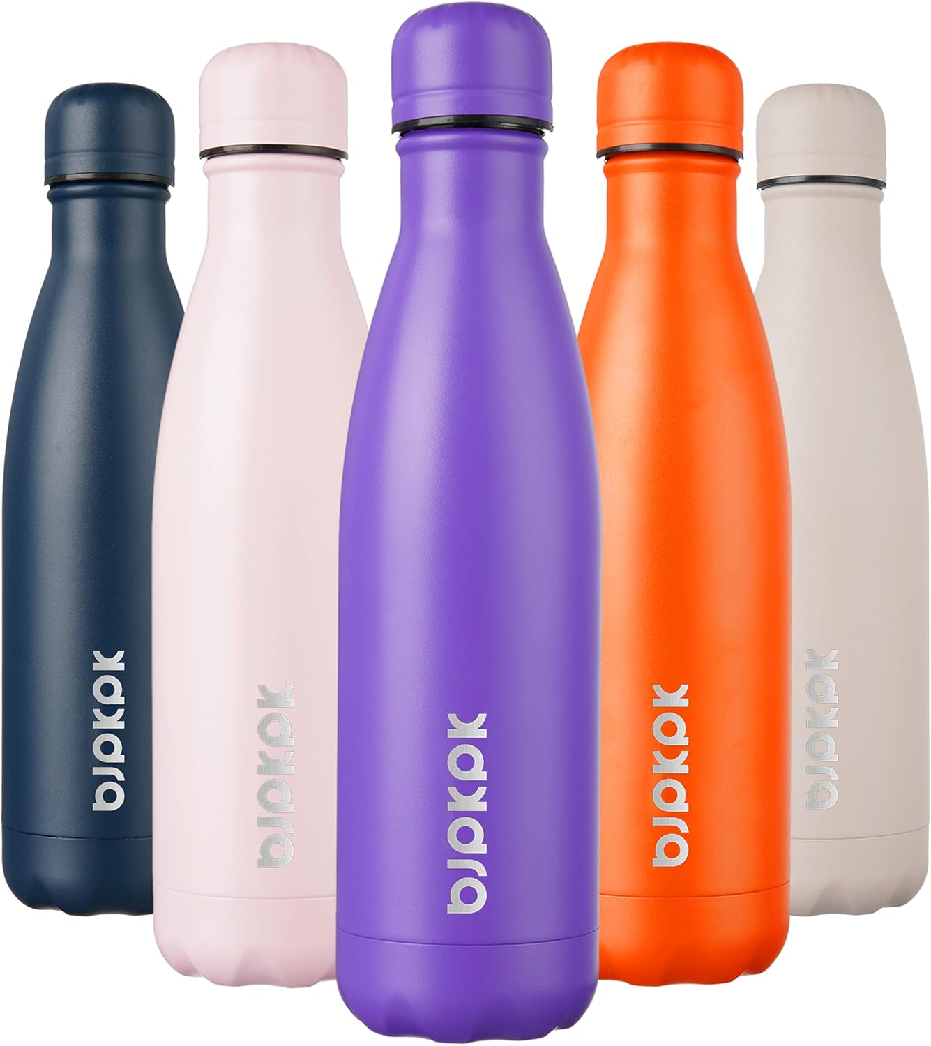 25 oz Insulated Stainless Steel Water Bottle, Metal Sports Flask | Double Wall Vacuum, Leak Proof, Keeps Hot/Cold, BPA Free, Dishwasher Safe, Cupholder Friendly, Travel, Lake Blue - Colors B