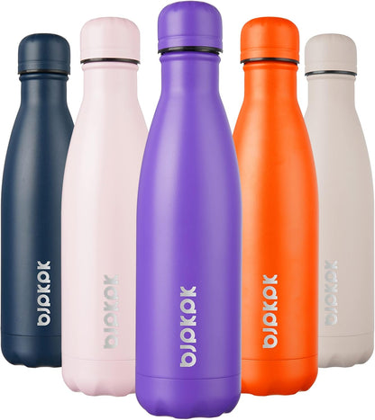 25 oz Insulated Stainless Steel Water Bottle, Metal Sports Flask | Double Wall Vacuum, Leak Proof, Keeps Hot/Cold, BPA Free, Dishwasher Safe, Cupholder Friendly, Travel, Lake Blue - Colors B