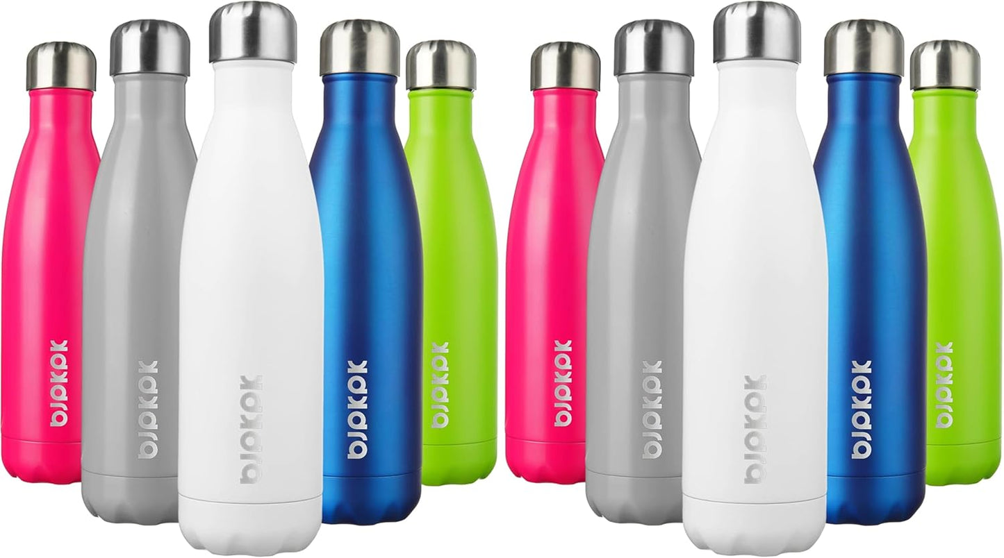 25 oz Insulated Stainless Steel Water Bottle, Metal Sports Flask | Double Wall Vacuum, Leak Proof, Keeps Hot/Cold, BPA Free, Dishwasher Safe, Cupholder Friendly, Travel, Lake Blue - Colors B