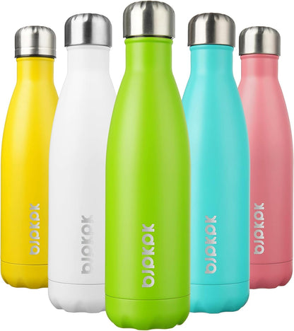 25 oz Insulated Stainless Steel Water Bottle, Metal Sports Flask | Double Wall Vacuum, Leak Proof, Keeps Hot/Cold, BPA Free, Dishwasher Safe, Cupholder Friendly, Travel, Lake Blue - Colors B